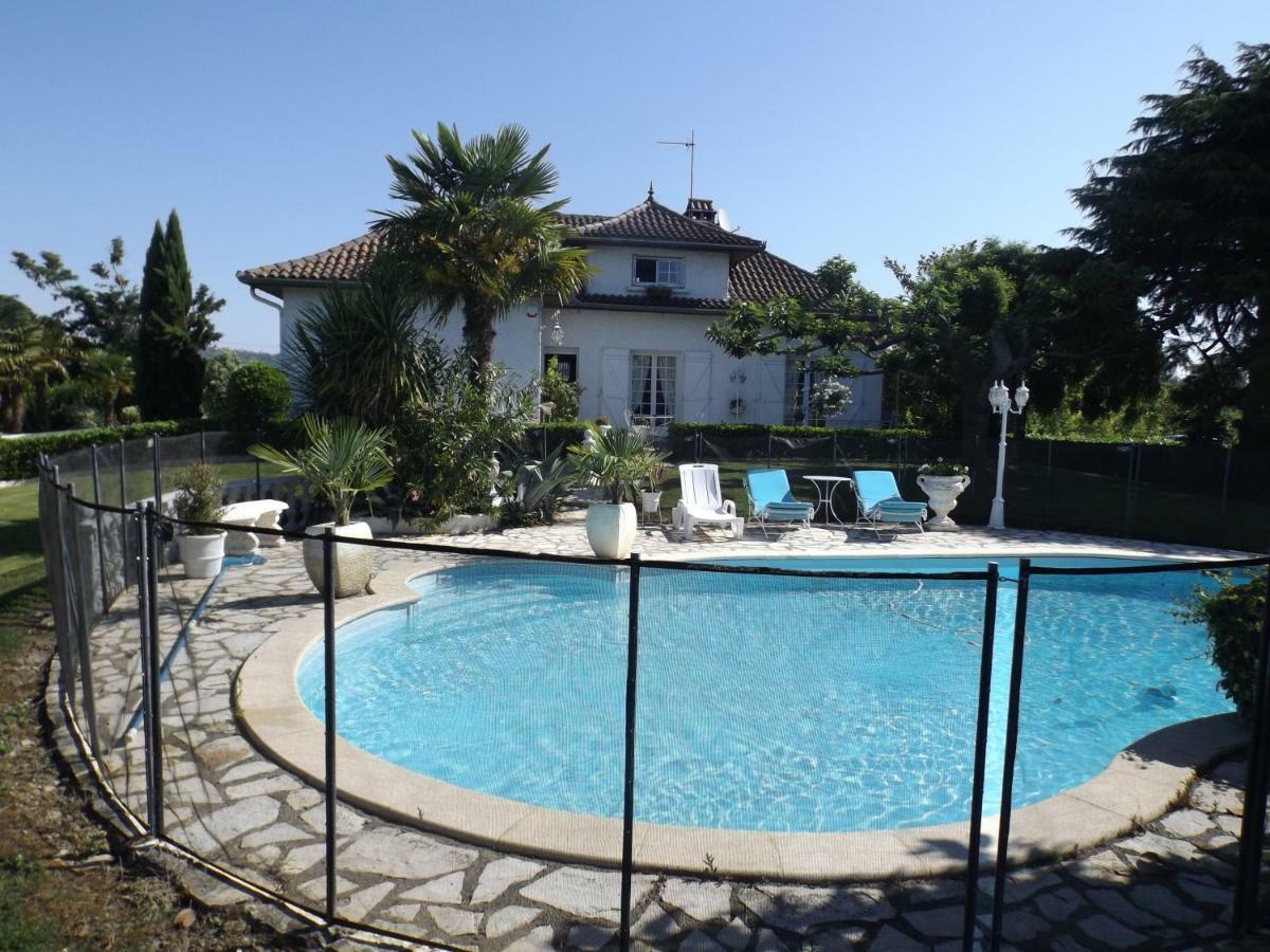 Chambre D'Hotes Bleue Saint-Nicolas-de-la-Grave Exterior foto